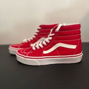 Red Hightop Vans